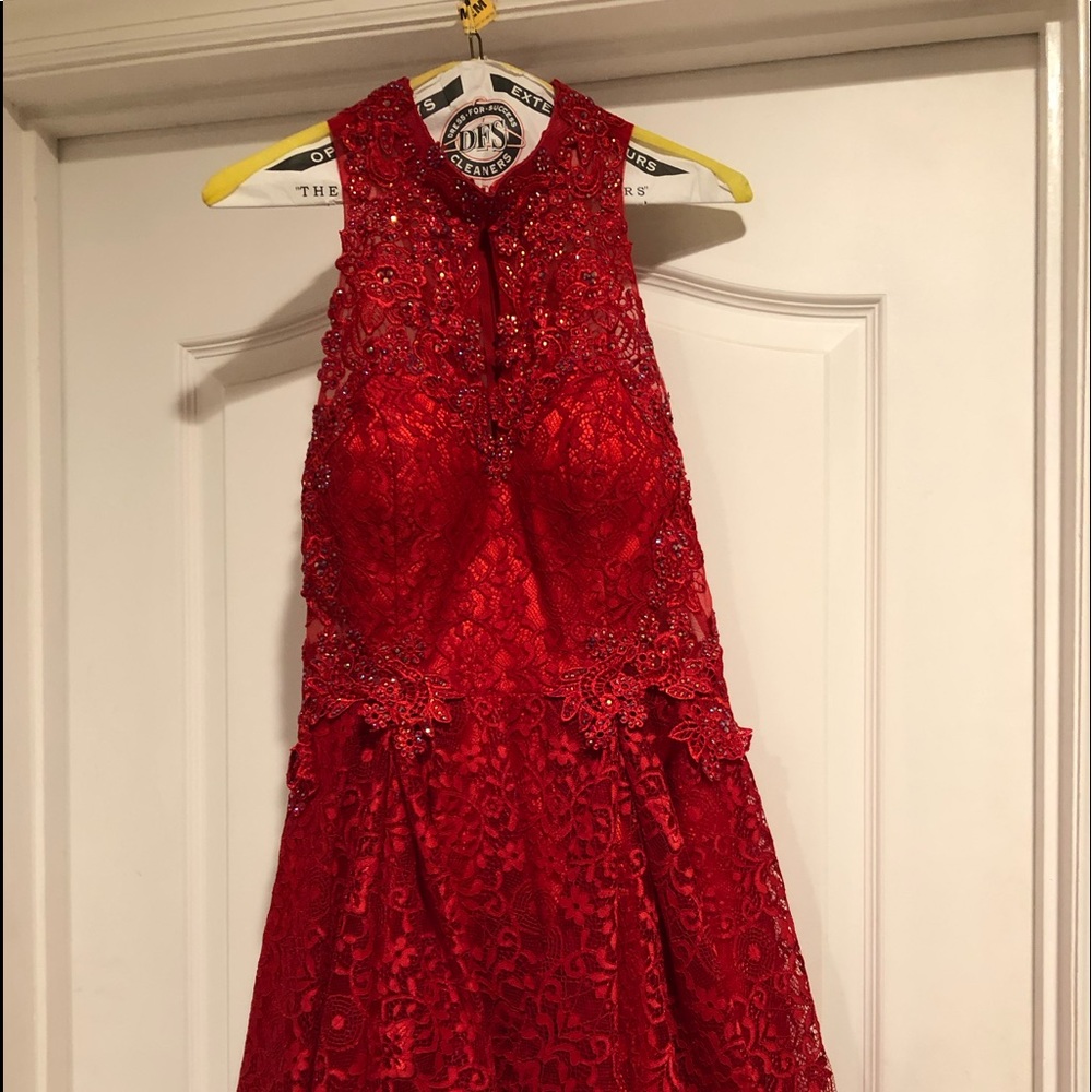 Red dress